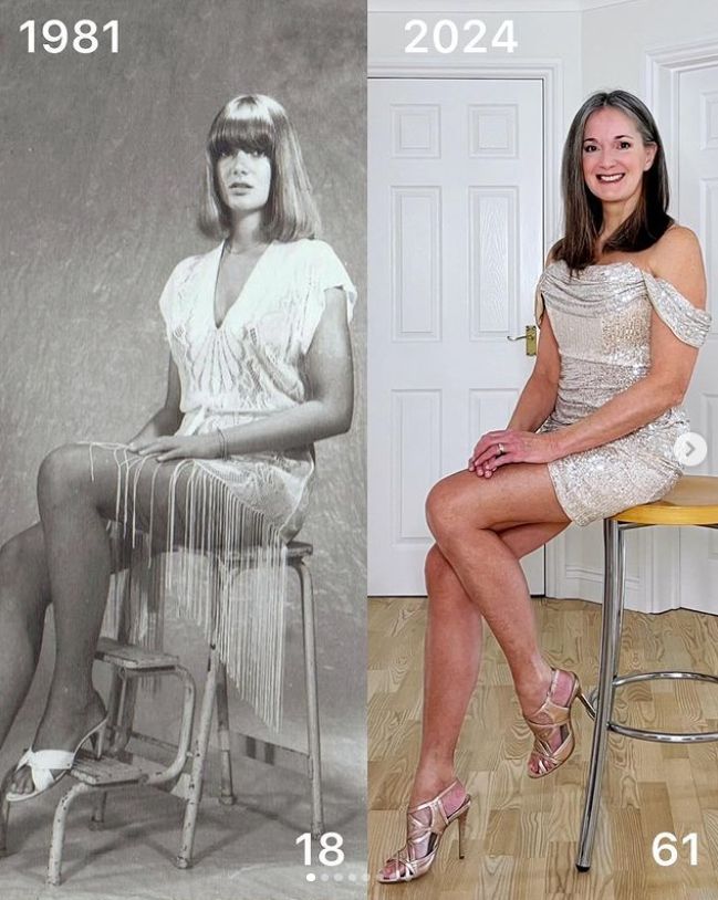 [서울=뉴시스] 60대의 나이에도 20대 못지 않은 날씬한 몸매를 유지하는 영국 트레이너 여성이 몸매 비결을 공개했다. (사진=재클린 후튼 인스타그램) *재판매 및 DB 금지