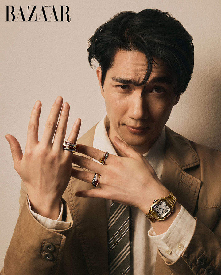[서울=뉴시스] 배우 엄태구. (사진=하퍼스 바자 코리아 (Harper’s BAZAAR) 제공) 2024.07.22. photo@newsis.com *재판매 및 DB 금지