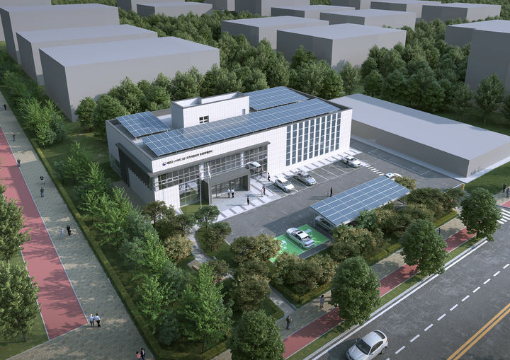 새만금 스마트그린산단 통합관제센터 조감도 *재판매 및 DB 금지