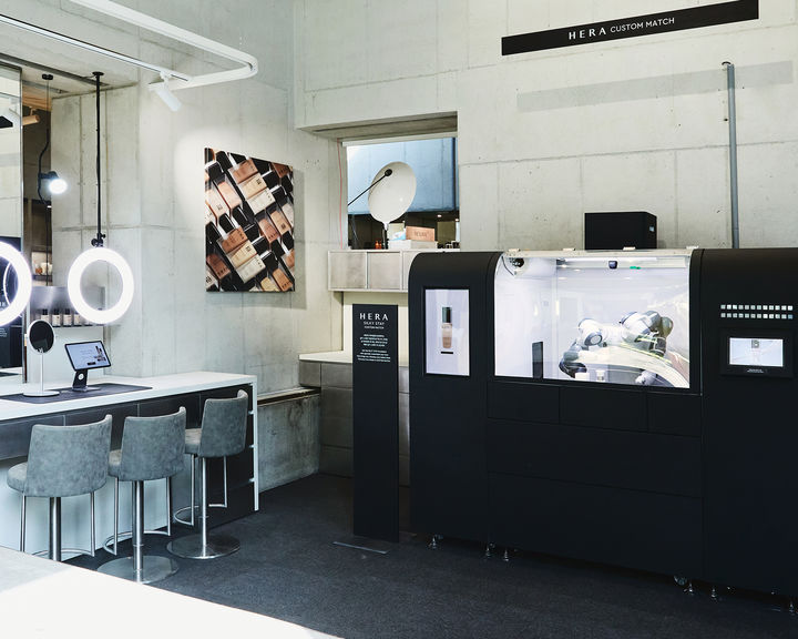 아모레 성수 내 헤라 맞춤형 파운데이션 서비스 공간.(사진=아모레퍼시픽 제공) *재판매 및 DB 금지