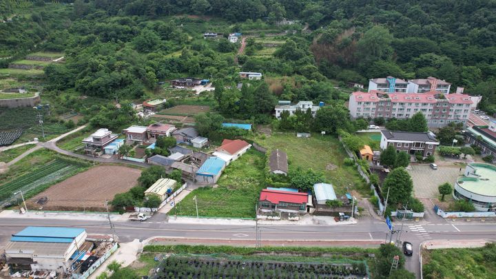 [의령=뉴시스]의령군 옛 군부대에 유스호스텔 건립 예정 대상지. 2024.07.22.(사진=의령군 제공) photo@newsis.com *재판매 및 DB 금지