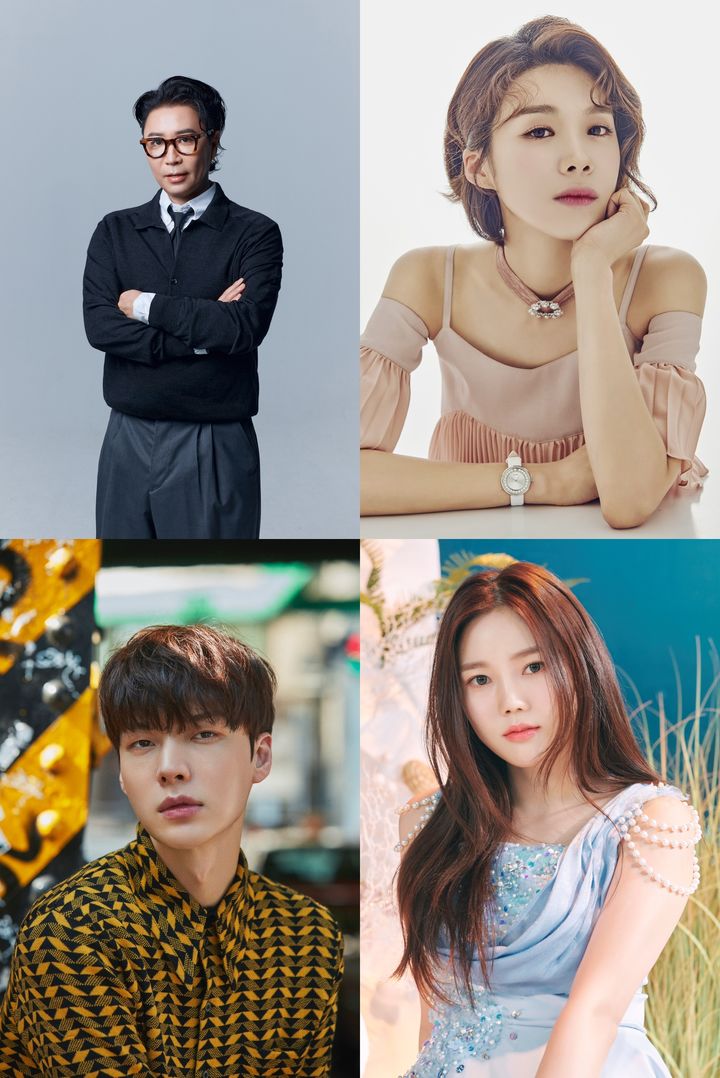 왼쪽 위부터 시계방향 정재형, 장도연, 효정, 안재현.