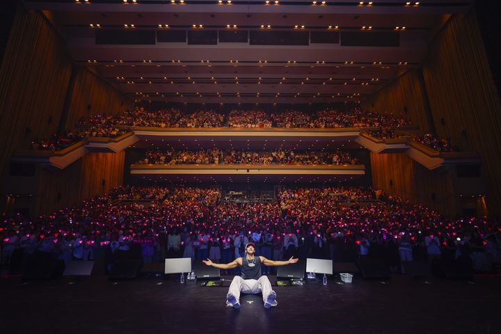 [서울=뉴시스] 단독 솔로 투어를 마무리한 준케이. (사진=해브펀투게더 제공) 2024.07.24. photo@newsis.com *재판매 및 DB 금지