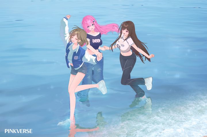 [서울=뉴시스] 핑크버스. (사진=딥마인드플랫폼 제공) 2024.07.24. photo@newsis.co *재판매 및 DB 금지