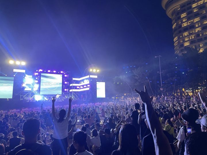 지난해 경포 썸머페스티벌 모습. 강릉시 제공 *재판매 및 DB 금지