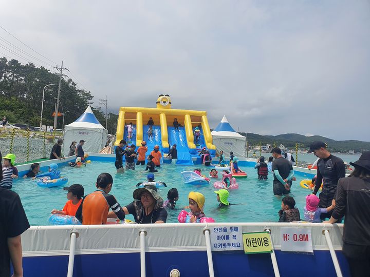 "피서는 여기로!" 울산 주전해변 물놀이장 27일 개장
