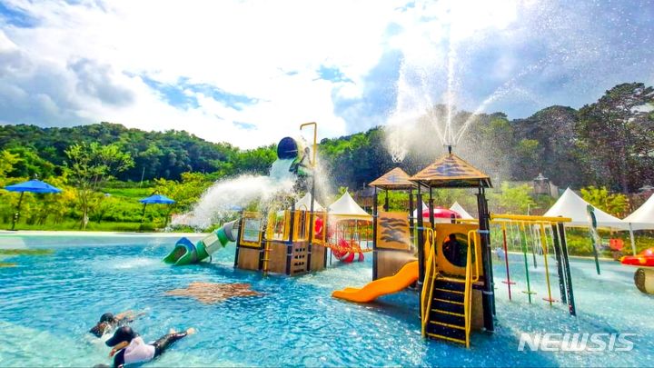 [오산=뉴시스] 물놀이장 모습 (사진 = 오산시 제공) 2024.07.28.photo@newsis.com 