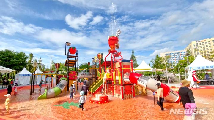 [오산=뉴시스] 물놀이장 모습 (사진 = 오산시 제공) 2024.07.28.photo@newsis.com 