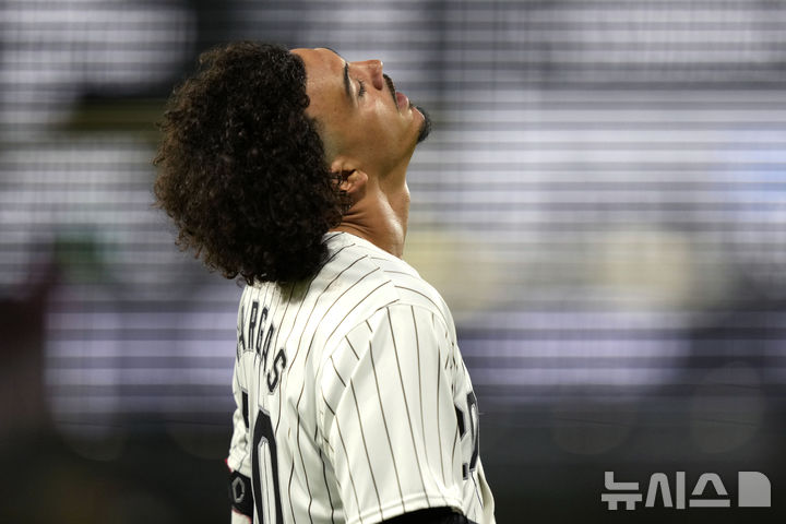 [시카고=AP/뉴시스] 시카고 화이트삭스 미겔 바르가스