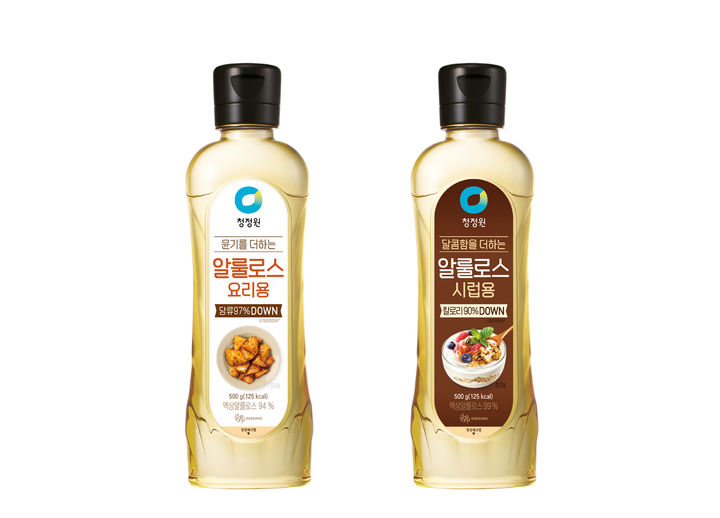 청정원 알룰로스 '요리용', '시럽용' 모습.(사진=대상 제공) *재판매 및 DB 금지