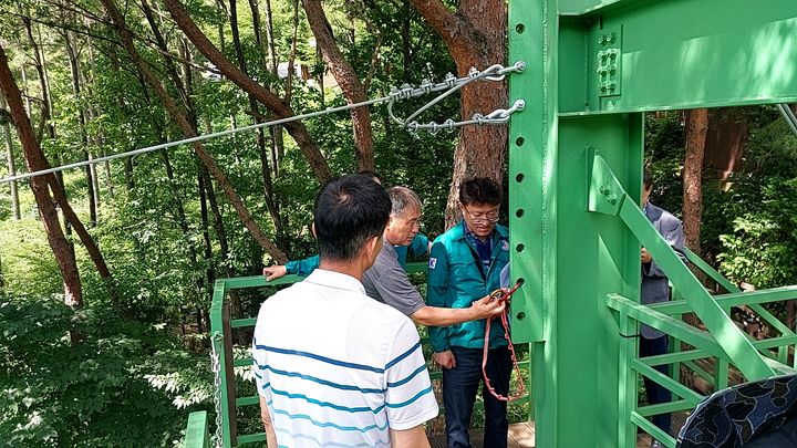 [무안=뉴시스]하강레포츠시설 안전점검. (사진=전남도 제공) 2024.07.31. photo@newsis.com *재판매 및 DB 금지