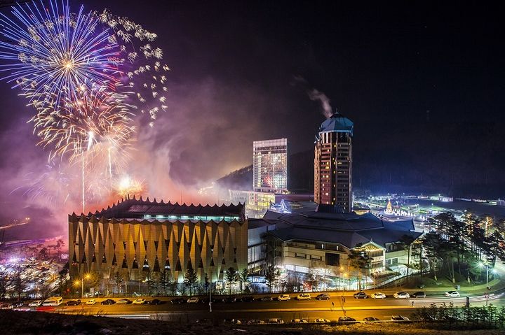 하이원 시그니처 불꽃놀이. *재판매 및 DB 금지