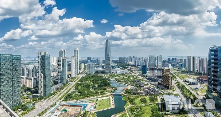 [인천=뉴시스] 인천 연수구 송도국제도시 센트럴파크 모습. (사진=인천경제청 제공) 
