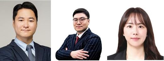 [서울=뉴시스] (왼쪽부터) 노태우 교수(교신저자), 이민재 교수(제1저자), 김양희 박사후연구원(공동1저자) (사진=한양대 제공) *재판매 및 DB 금지