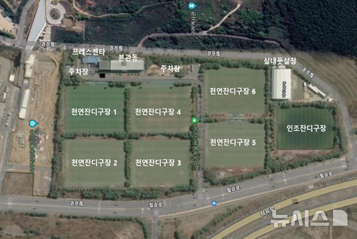 [파주=뉴시스] 파주시 탄현면 파주축구국가대표훈련원(NFC)위치도.(사진=파주시 제공) photo@newsis.com