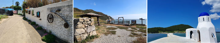 [고흥·진도·신안=뉴시스] (사진 왼쪽부터) 고흥 연홍도 마을 안길 지붕없는 미술관, 진도 관매도 마실길, 신안 기점소악도 베드로의 집. (사진=전남도 제공) photo@newsis.com *재판매 및 DB 금지