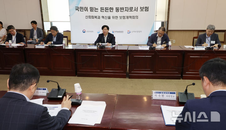 [서울=뉴시스] 김명원 기자 = 김소영 금융위원회 부위원장이 8일 서울 종로구 정부서울청사에서 열린 제2차 보험개혁회의에 참석해 발언하고 있다. 2024.08.08. kmx1105@newsis.com