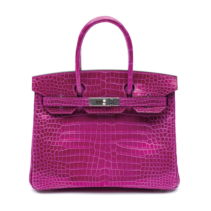 추정가 9800만~2억 원, 에르메스 벌킨 30 포로수스 크로커다일 로제 뽀로푸르 crocodile leather, 30×16×22(h)cm *재판매 및 DB 금지
