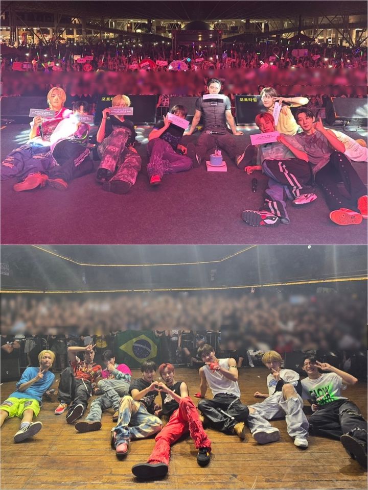 [서울=뉴시스] 그룹 '엔티엑스'가 지난 9일 브라질 파라이바 주에서 단독 콘서트를 성황리에 마무리했다. (사진=빅토리컴퍼니 제공) 2024.08.13. photo@newsis.com *재판매 및 DB 금지