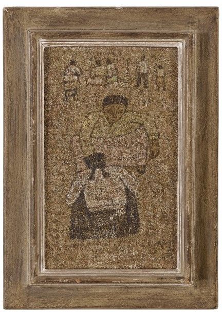 박수근(1914-1965), ‘유동(遊童)’, 1960, oil on artist’s board; original frame, 이미지: 25.4 x 14.9 cm.; 액자 포함: 35.2 x 25.1cm. 추정가: US$250,000 – 350,000 (한화 약 3.4억 - 4.8억 원)CHRISTIE'S IMAGES LTD. 2024’ *재판매 및 DB 금지