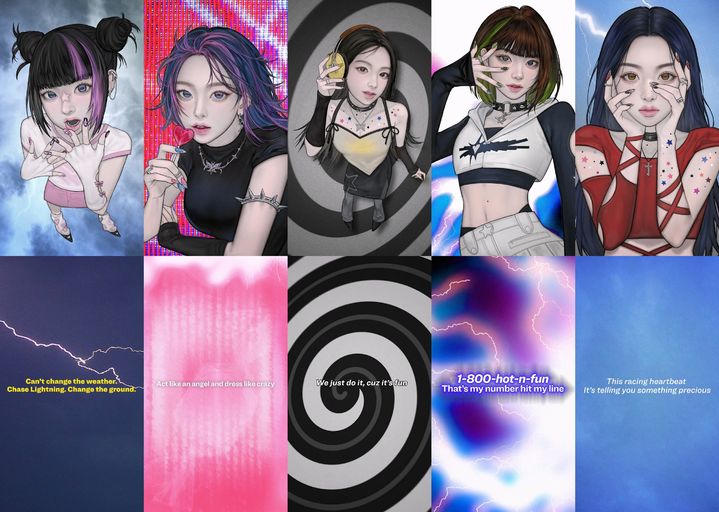 [서울=뉴시스] 르세라핌 '크레이지' 트랙 샘플러. (사진 = 쏘스뮤직 제공) 2024.08.15. photo@newsis.com *재판매 및 DB 금지