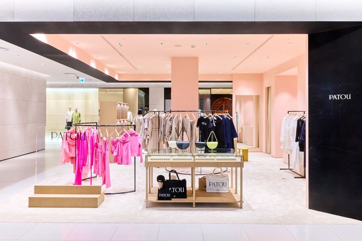 LF가 전개하는 '빠투(PATOU)'의 더현대 서울점 매장 모습.(사진=LF 제공) *재판매 및 DB 금지