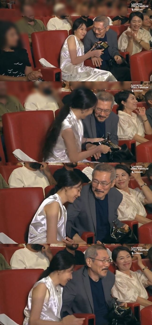 홍상수 품에 안긴 김민희 "당신 영화 정말 사랑해"(종합)