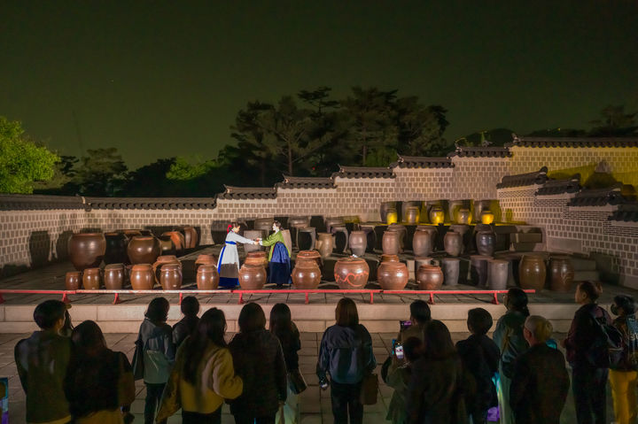 [서울=뉴시스] 경복궁 별빛야행 - 장고 (사진=국가유산청 제공) 2024.08.19. photo@newsis.com *재판매 및 DB 금지