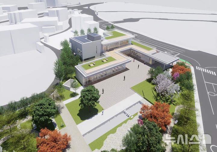 [용인=뉴시스]심곡서원 역사공원 내 건립될 교육관 조감도