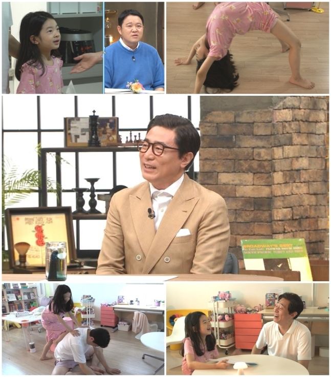 [서울=뉴시스] 22일 방송 예정인 채널A 예능프로그램 '아빠는 꽃중년'에서는 SBS 아나운서 출신의 방송인으로 '엄친아'의 아이콘이라 불리는 김범수가 '57세 꽃대디'로 새롭게 출연했다. (사진=채널A 방송 캡처) *재판매 및 DB 금지