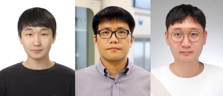 [서울=뉴시스] (왼쪽부터)세종대 물리천문학과 이동윤 박사과정생, 김근수 교수, 국립공주대학교 장아랑 교수 (사진=세종대 제공) *재판매 및 DB 금지