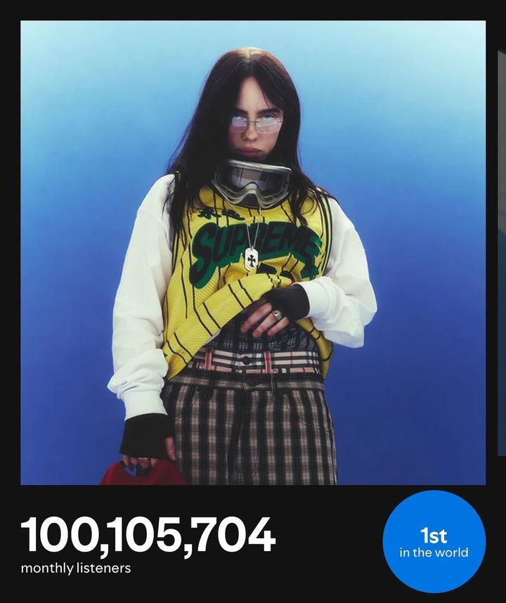 [서울=뉴시스] 빌리 아일리시. (사진 = 유니버설뮤직 제공) 2024.08.21. photo@newsis.com *재판매 및 DB 금지