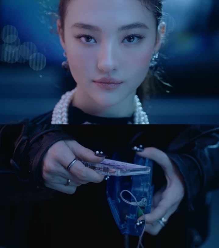 [서울=뉴시스] 더블랙레이블의 첫 걸그룹 '미야오(MEOVV)의 멤버 엘라. (사진=더블랙레이블 제공) 2024.08.22 photo@newsis.com *재판매 및 DB 금지