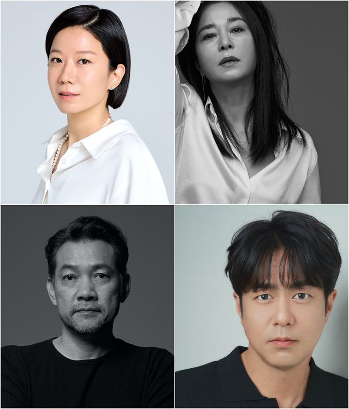 왼쪽 위부터 시계방향 전혜진, 조민수, 전석호, 정진영.