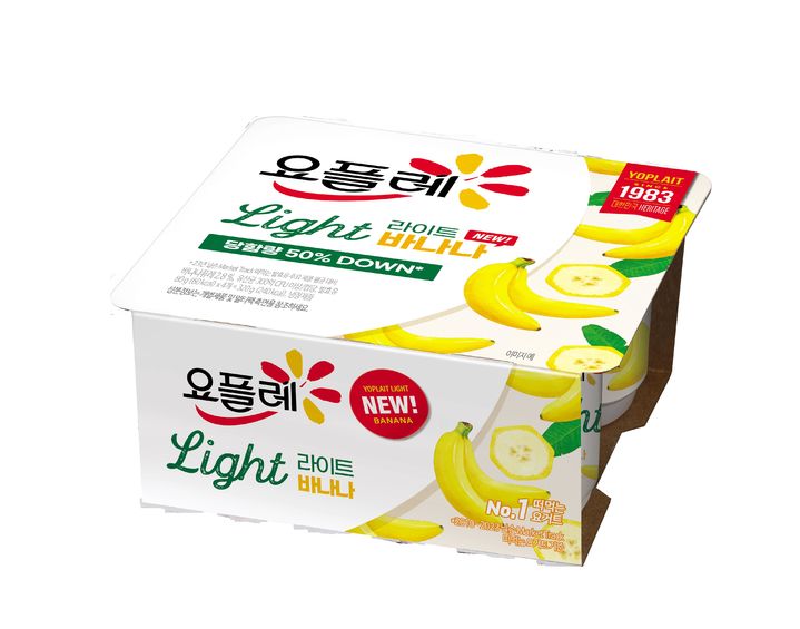 요플레 라이트 바나나. (사진=빙그레 제공) *재판매 및 DB 금지