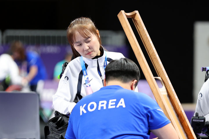 [파리=공동취재단]파리 패럴림픽 보치아 대표팀 강선희 선수. (사진=대한장애인체육회 제공)