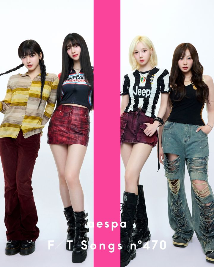 [서울=뉴시스] 에스파 '더 퍼스트 테이크' 출연 이미지. (사진 = SM엔터테인먼트 제공) 2024.08.27. photo@newsis.com *재판매 및 DB 금지