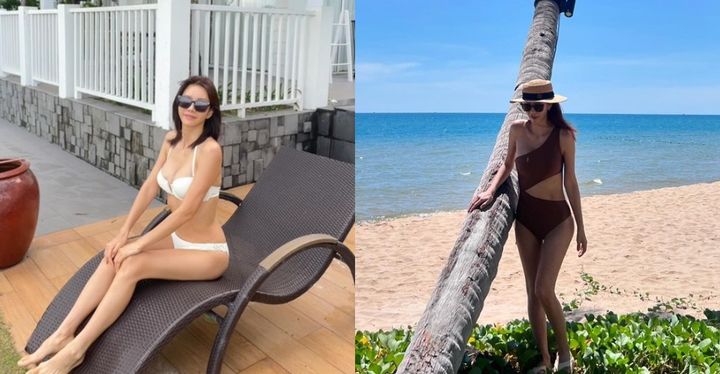 [서울=뉴시스] 그룹 애프터스쿨 출신 정아가 아찔한 비키니 자태를 뽐냈다. (사진=인스타그램) *재판매 및 DB 금지