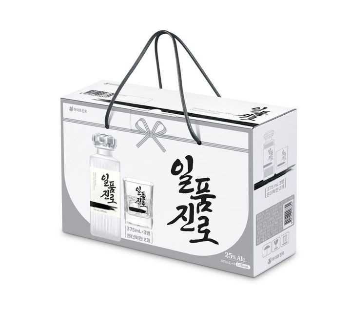 일품진로 선물세트 모습.(사진=타이트진로 제공) *재판매 및 DB 금지
