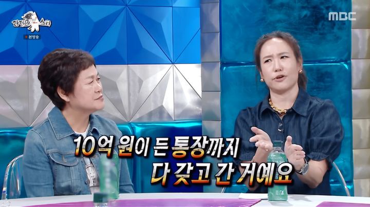 [서울=뉴시스] 신계숙(왼쪽), 강주은. (사진= MBC TV 예능물 '라디오스타' 캡처) 2024.08.29. photo@newsis.com *재판매 및 DB 금지