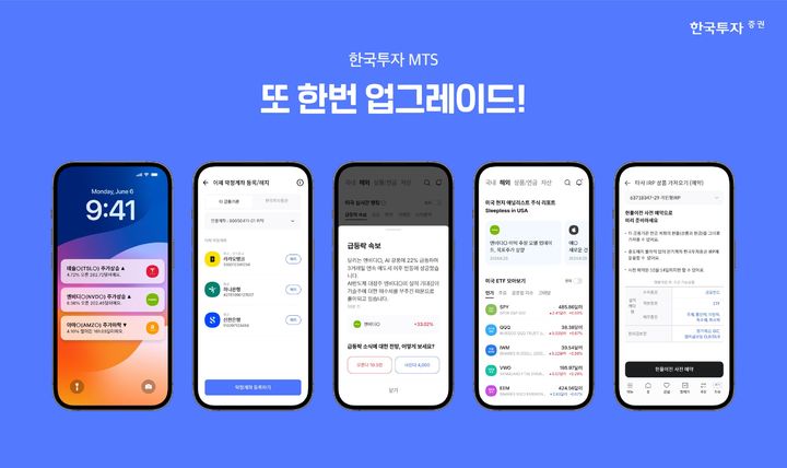 한국투자증권은 모바일트레이딩시스템(MTS) '한국투자' 앱에 시세변동 알림 서비스를 도입했다고 29일 밝혔다. (사진=한국투자증권 제공) photo@newsis.com *재판매 및 DB 금지