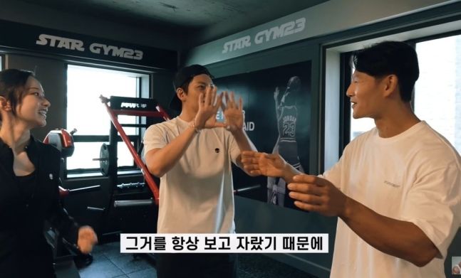 [서울=뉴시스] 29일 유튜브 채널 '짐종국'에서는 'GYM종국, GYM창욱, GYM종서'라는 제목의 영상이 공개됐다. (사진=유튜브 갈무리) *재판매 및 DB 금지