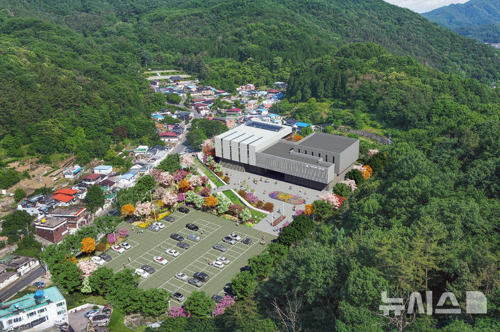 [전주=뉴시스]윤난슬 기자 = 국립후백제역사문화센터 조감도.(사진=전주시 제공) 