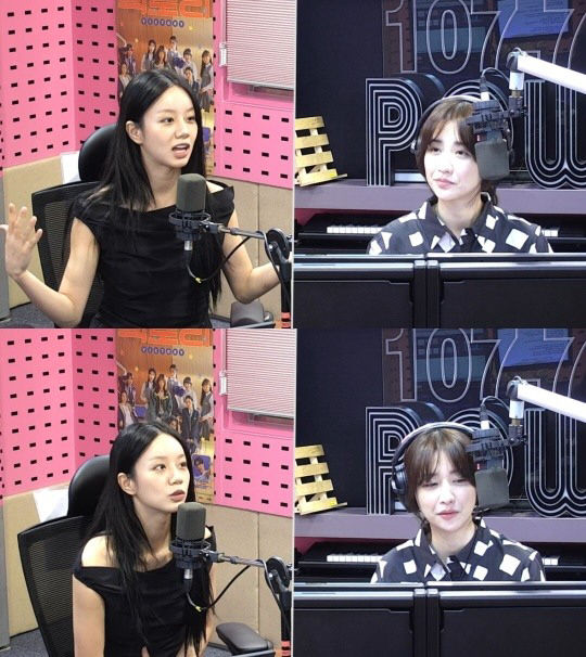 [서울=뉴시스] 3일 방송된 SBS 파워FM '박하선의 씨네타운'에는 영화 '빅토리' 혜리가 게스트로 출연했다.(사진=SBS 파워FM '박하선의 씨네타운' 캡처) *재판매 및 DB 금지