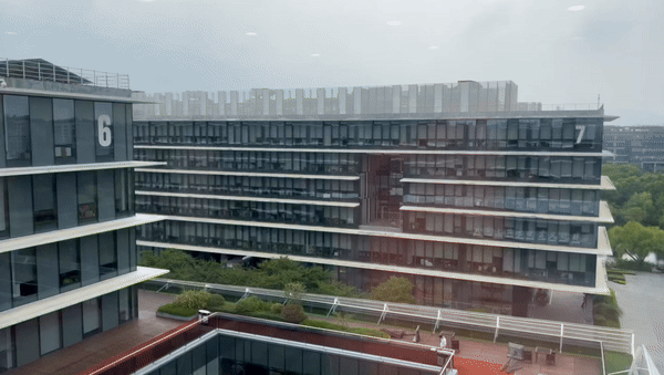 [항저우=뉴시스] 김민성 기자 = 알리바바 시시 캠퍼스 A구역 전경. kms@newsis.com *재판매 및 DB 금지