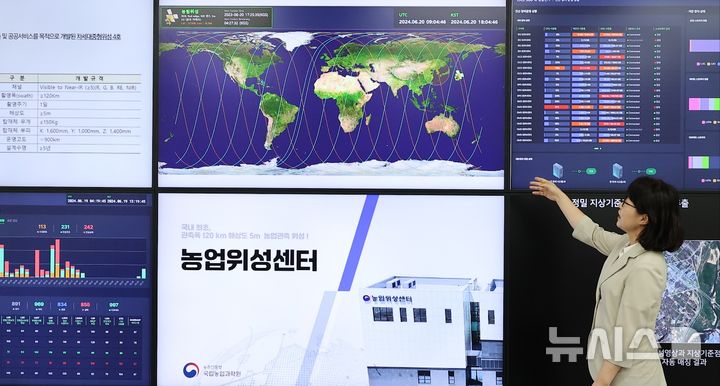 [완주=뉴시스]전라북도 완주군 소재 농촌진흥청 국립농업과학원 농업위성센터의 모습.(사진=농진청 제공)