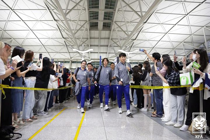 [서울=뉴시스]홍명보호, 오만 원정길 올라. (사진=대한축구협회 제공)