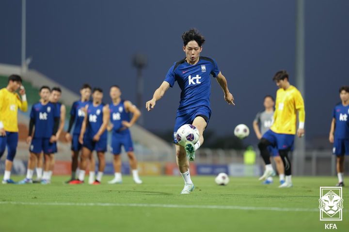 [서울=뉴시스] 한국 남자 축구 대표팀의 양민혁. (사진=대한축구협회 제공)  *재판매 및 DB 금지