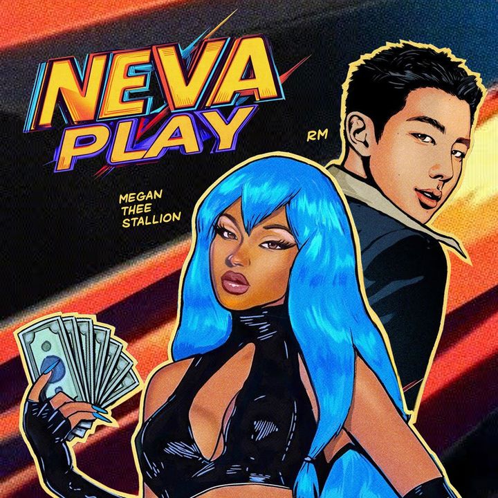 [서울=뉴시스] 방탄소년단 RM_Neva play (feat. RM) 커버 이미지. (사진=빅히트뮤직 제공) 2024.09.08. photo@newsis.com *재판매 및 DB 금지