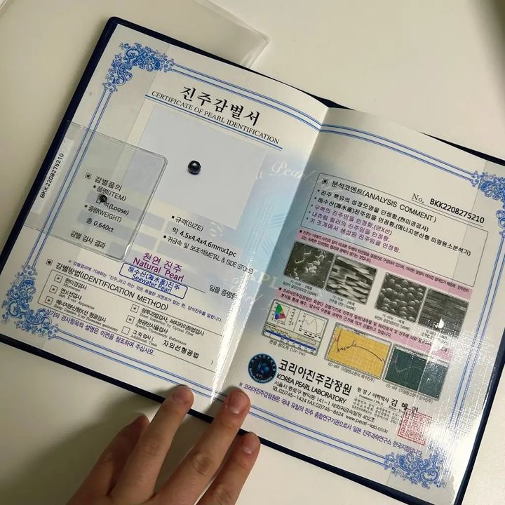 요리 유튜버 수빙수가 최근 키조개를 손질하다가 진주를 발견한 사실을 공개했다.(출처 : 수빙수 유튜브 채널). 2024.9.9&nbsp; *재판매 및 DB 금지